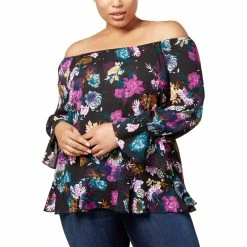 Best Pirce 👍 INC International Concepts Plus Size Off The Shoulder Top 🔔