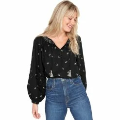 Best Pirce π Old Navy Puff Sleeve Floral Smocked Poet Swing Blouse π