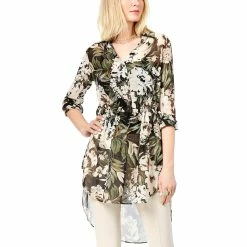 Best Pirce 🤩 INC International Concepts Petite High Low Floral Print Tunic 🎉