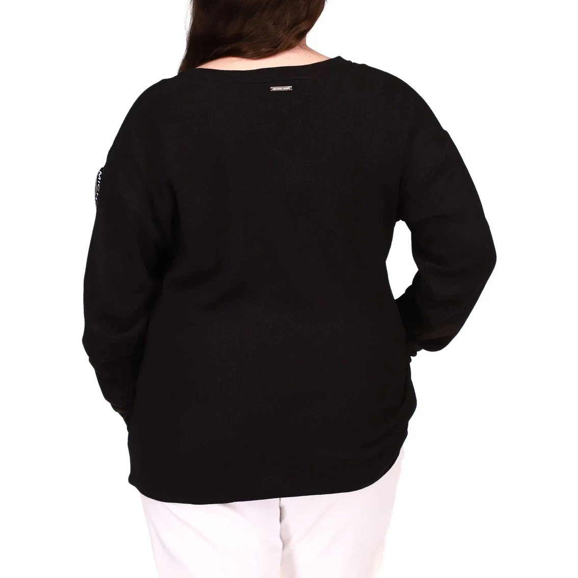 Best Pirce 𧨠Michael Kors Plus Size Waffle Logotape Top π - Image 2