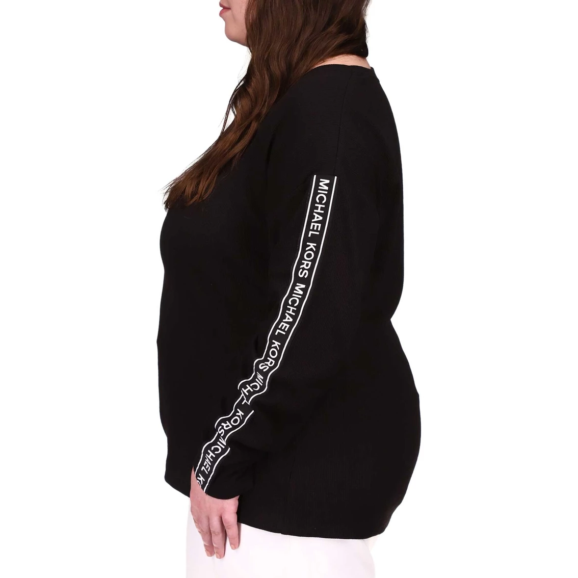 Best Pirce 𧨠Michael Kors Plus Size Waffle Logotape Top π - Image 4