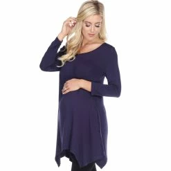 Deals 😉 White Mark Plus Size Maternity Kayla Tunic Top 🛒