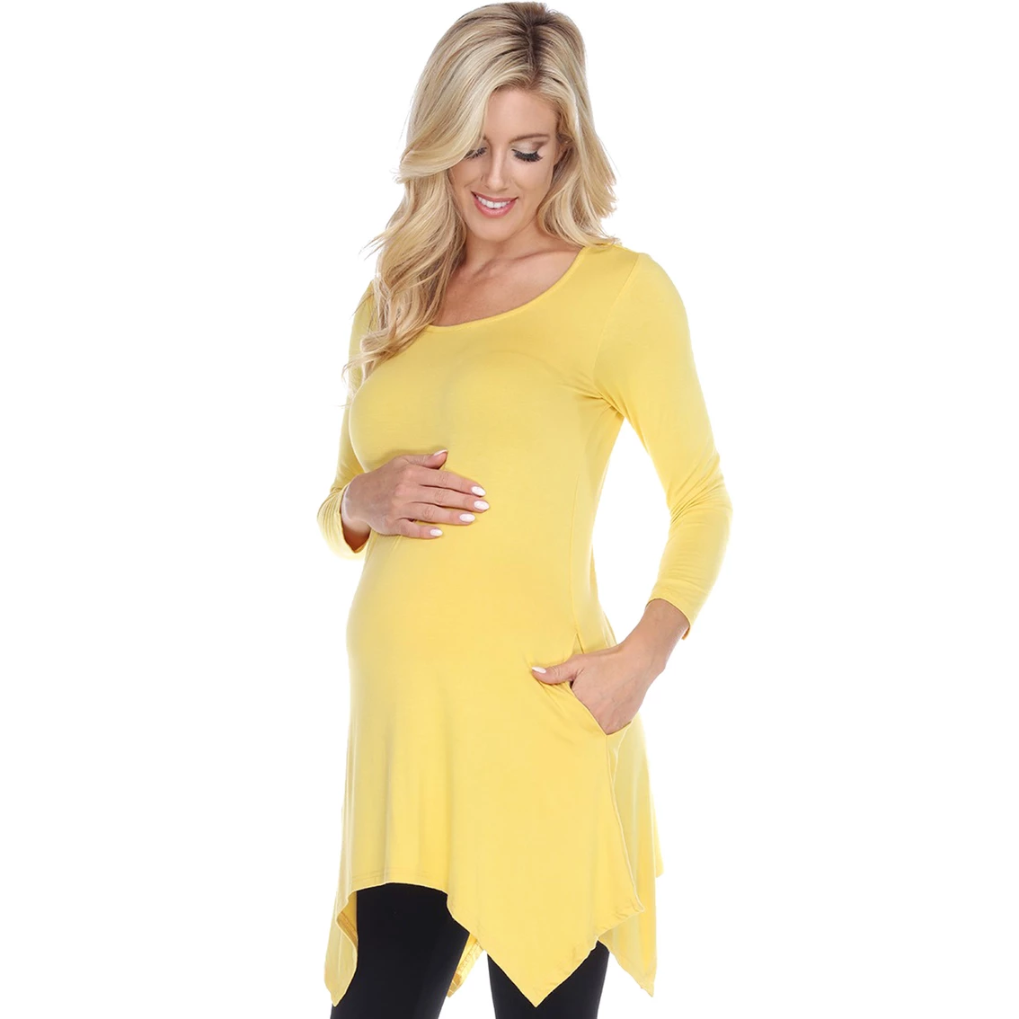 Deals π White Mark Plus Size Maternity Kayla Tunic Top π - Image 2