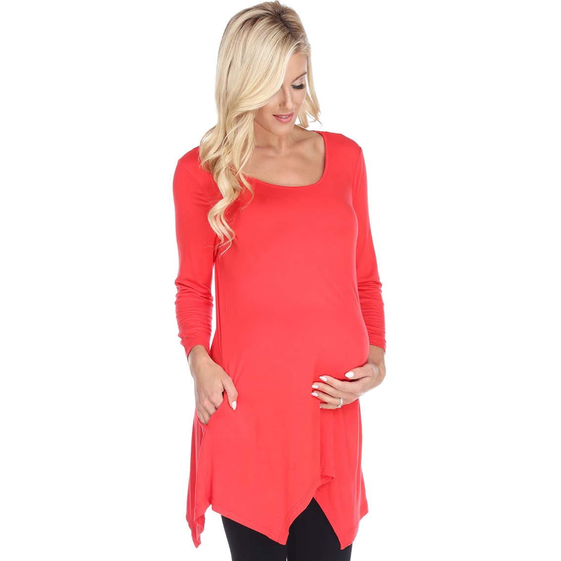 Deals π White Mark Plus Size Maternity Kayla Tunic Top π - Image 9