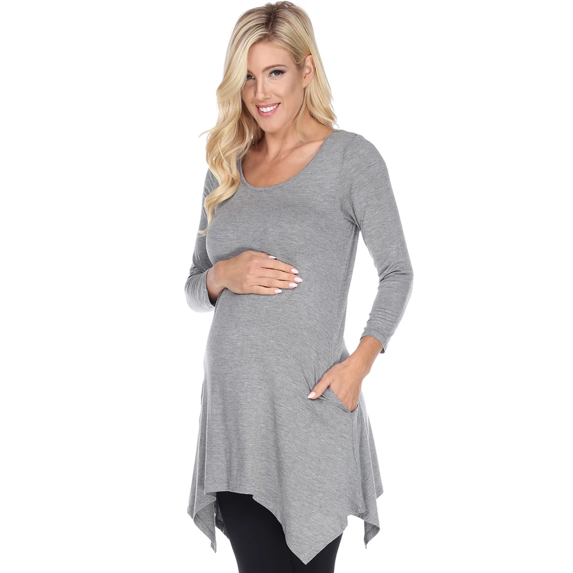 Deals π White Mark Plus Size Maternity Kayla Tunic Top π - Image 10