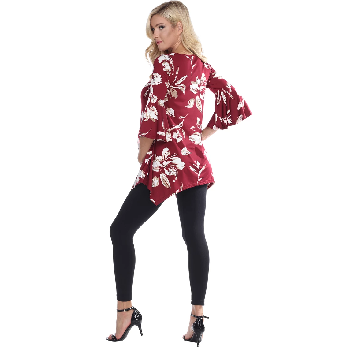 Hot Sale ✔️ White Mark Plus Size Maternity Roche Tunic Top ✔️ - Image 2