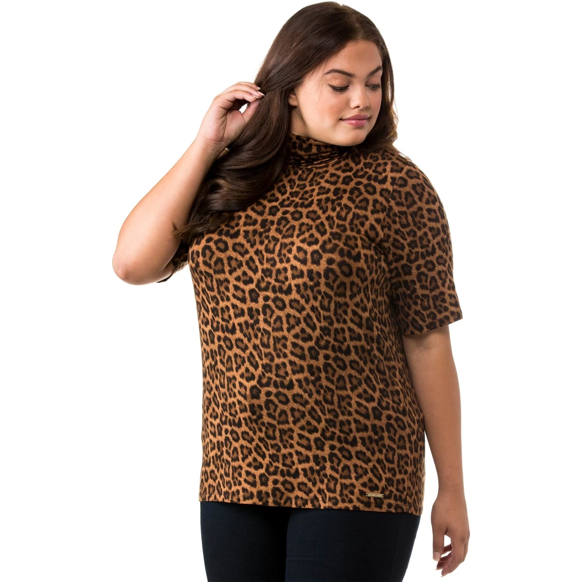 Top 10 β€οΈ Michael Kors Plus Size Nubian Mock Neck Top π - Image 3