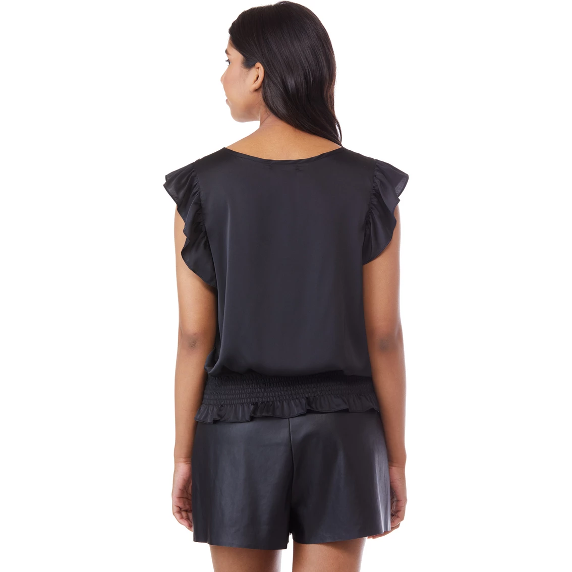 Outlet π Ever After Juniors Flutter Sleeve Smocked Hem Top π€© - Image 2