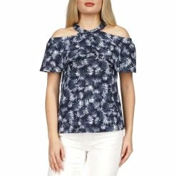 Buy π Michael Kors Palm Flounce Halter Top π