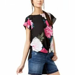 Cheapest ⌛ INC International Concepts Petite Floral Print Knit Top 🧨