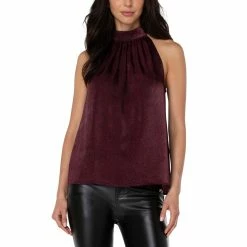Top 10 ⌛ Liverpool Sleeveless Mock Neck Halter ⭐