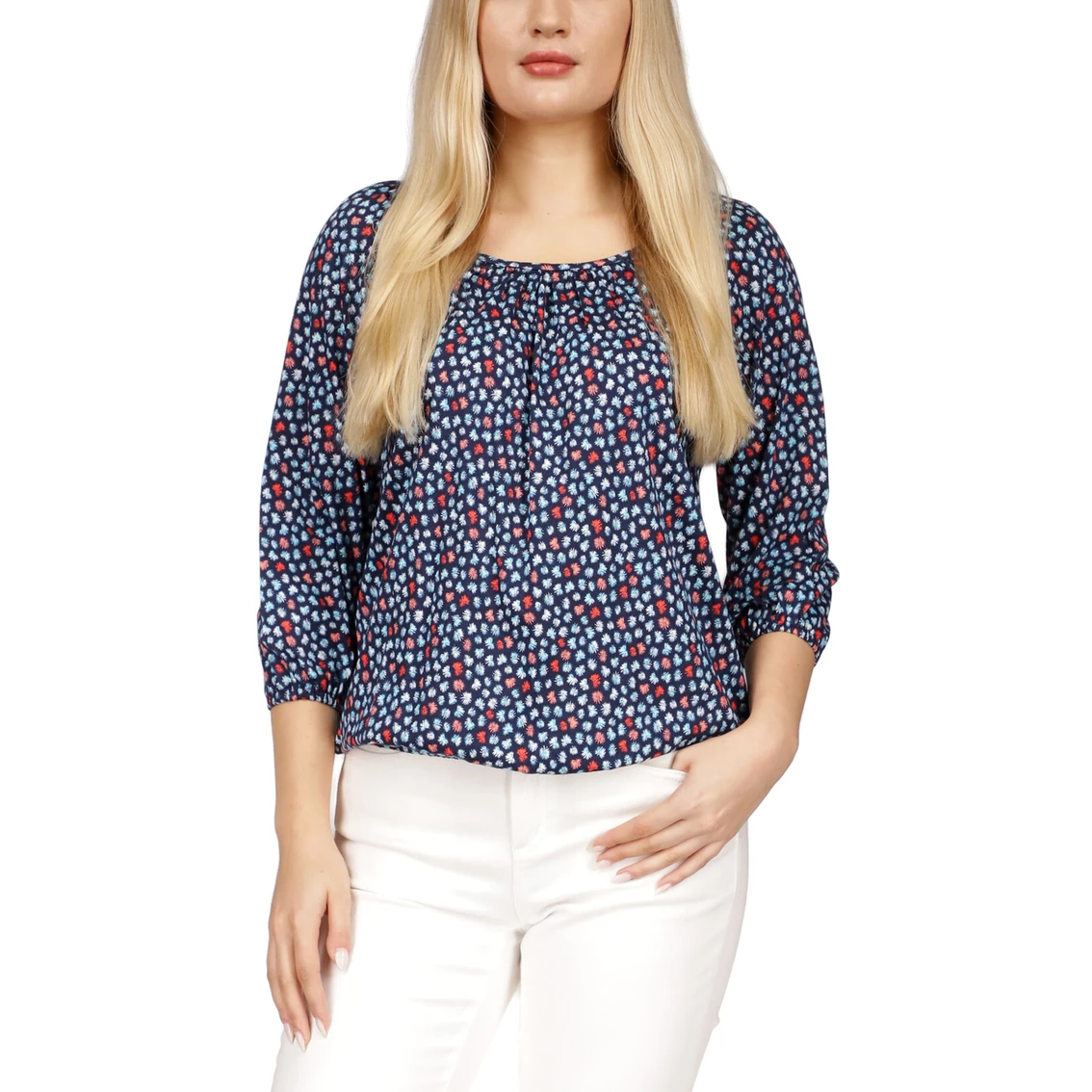 Discount π Michael Kors Multi Palm Peasant Top π₯