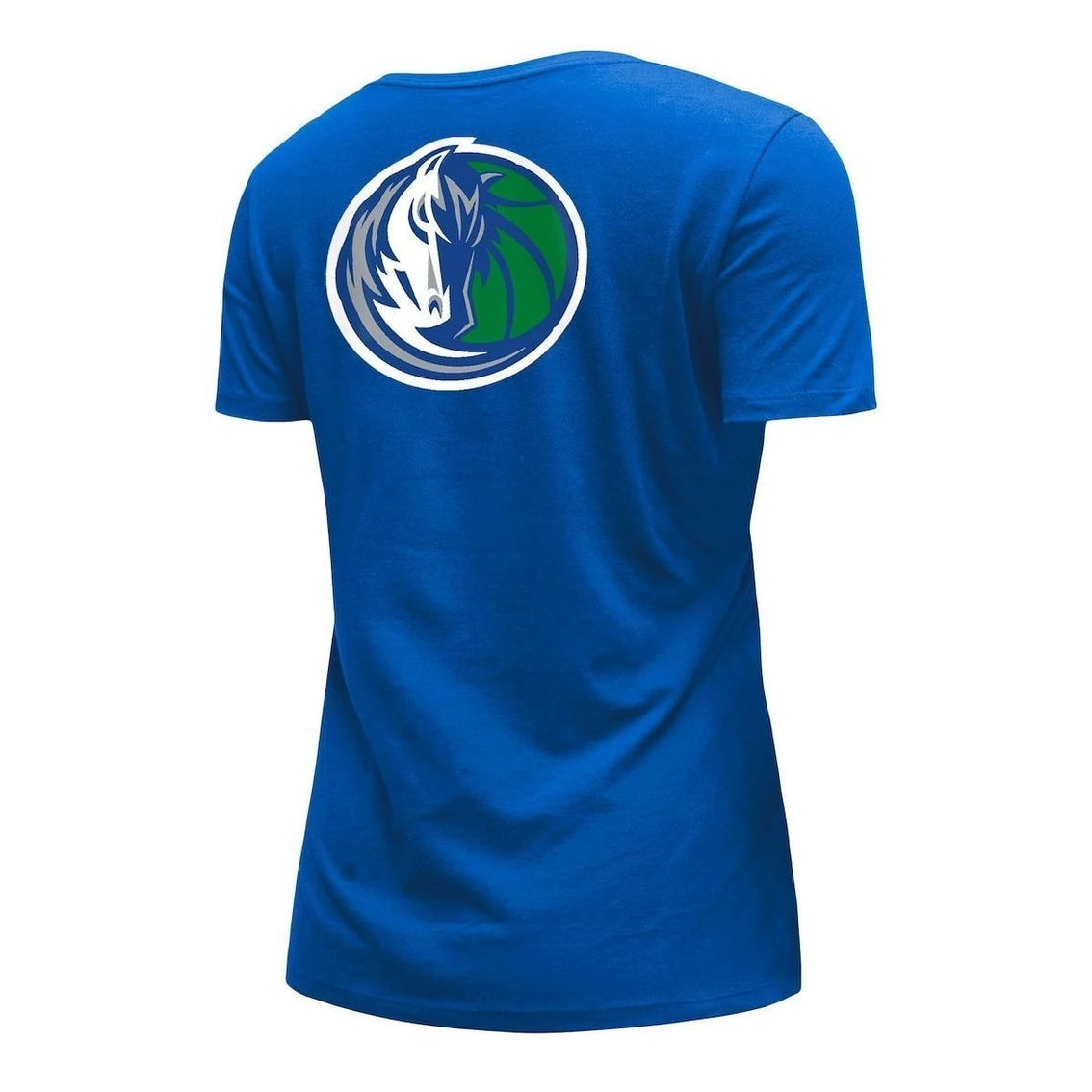 Brand new π Women's New Era Blue Dallas Mavericks 2022/23 City Edition V-Neck T-Shirt π - Image 4