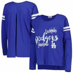 Coupon 🛒 Women's Touch Royal Los Angeles Dodgers Free Agent Long Sleeve T-Shirt 🔔