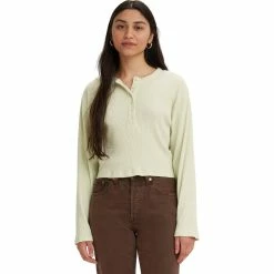Coupon 🛒 Levi's 👩 Women's Sunbloom Henley 🛒