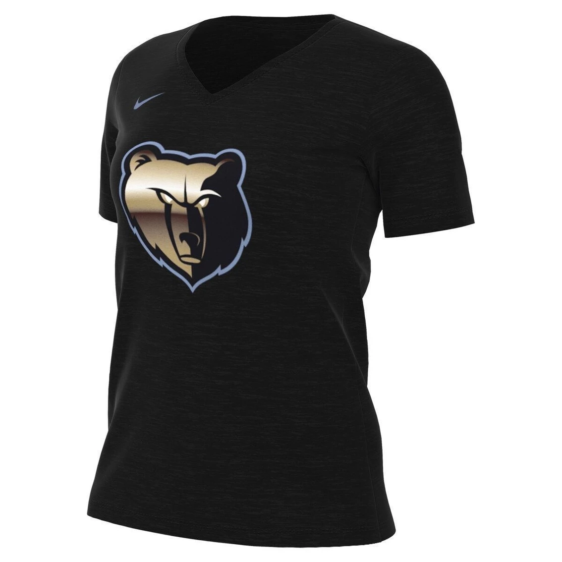 Best Sale π Women's Nike Black Memphis Grizzlies 2022/23 City Edition Essential V-Neck T-Shirt β - Image 3