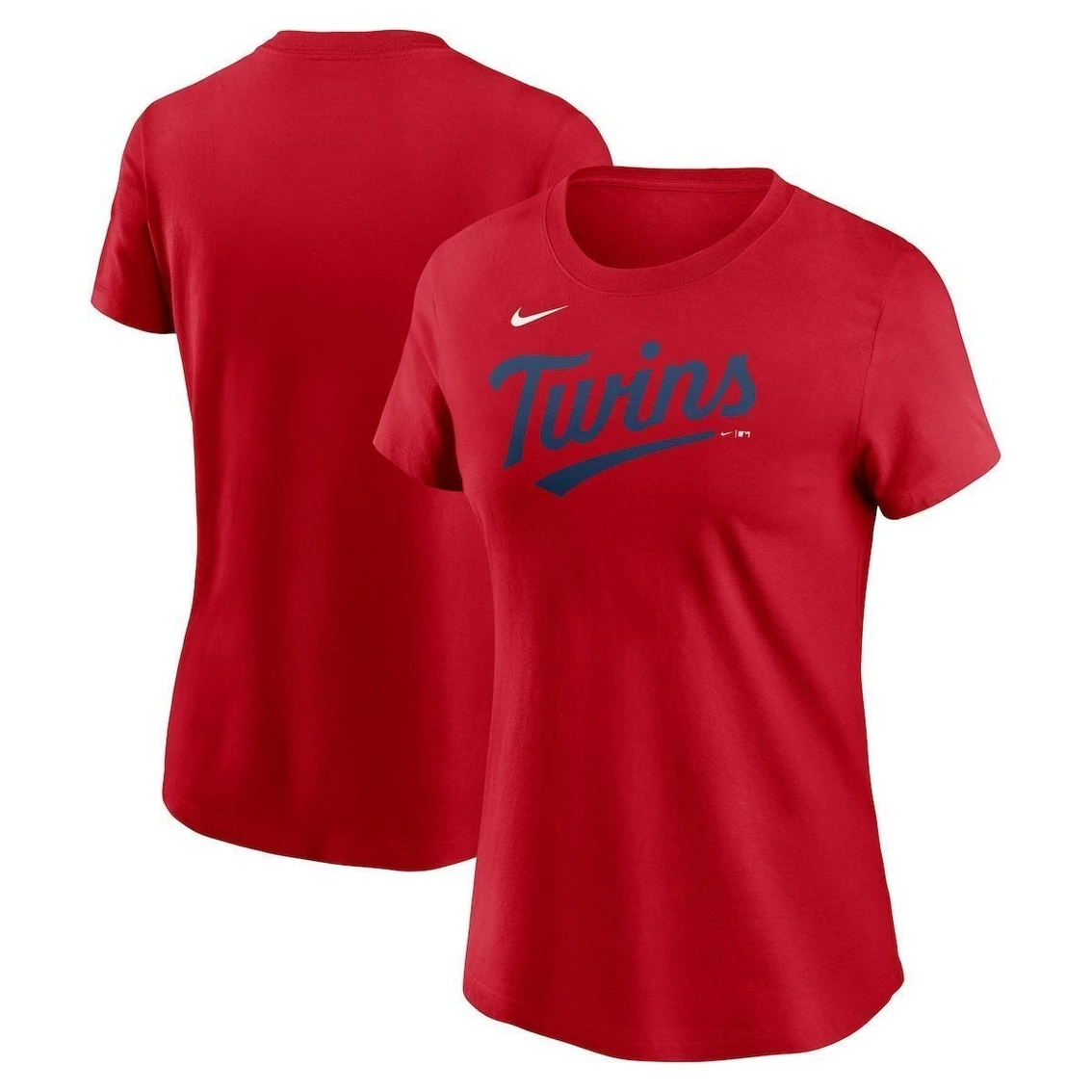 Promo π Women's Nike Red Minnesota Twins 2023 Wordmark T-Shirt π - Image 2