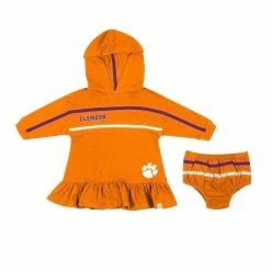 Cheap π Girls Infant Colosseum Orange Clemson Tigers Winifred Hoodie π Dress & Bloomer Set π