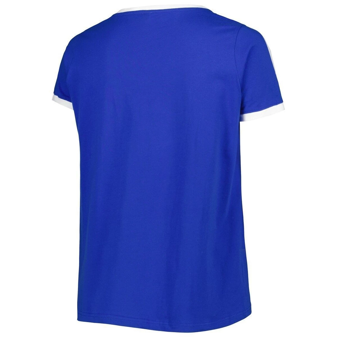 Top 10 π Women's Soft As A Grape Royal Texas Rangers Plus Size V-Neck T-Shirt β - Image 4