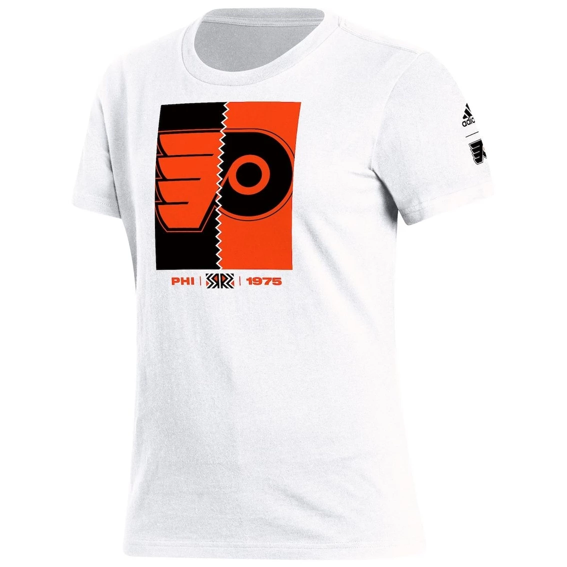Top 10 𧨠Women's Adidas White Philadelphia Flyers Reverse Retro 2.0 Playmaker T-Shirt β€οΈ - Image 3
