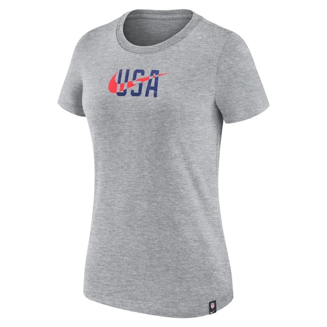 Best reviews of π Women's Nike Heather Gray USMNT Club Swoosh T-Shirt π - Image 3